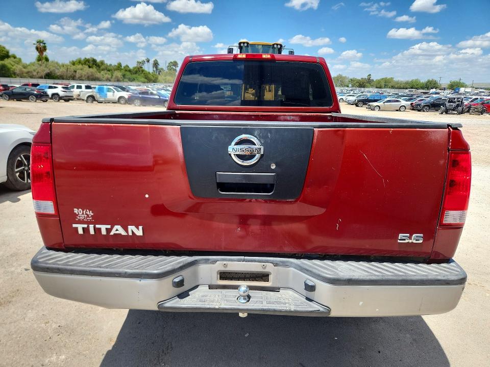 2005 Nissan Titan მანქანა იყიდება აუქციონზე, vin: 1N6BA06A45N523776, აუქციონის ნომერი: 64600566