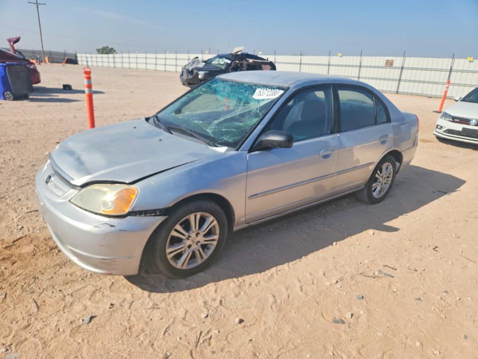 2002 Honda Civic მანქანა იყიდება აუქციონზე, vin: 2HGES16522H511346, აუქციონის ნომერი: 63712386