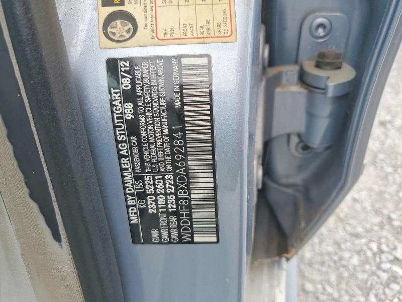 Aukcja sprzedaży 2013 Mercedes-benz E, vin: WDDHF8JBXDA692841, numer aukcji: 64811046