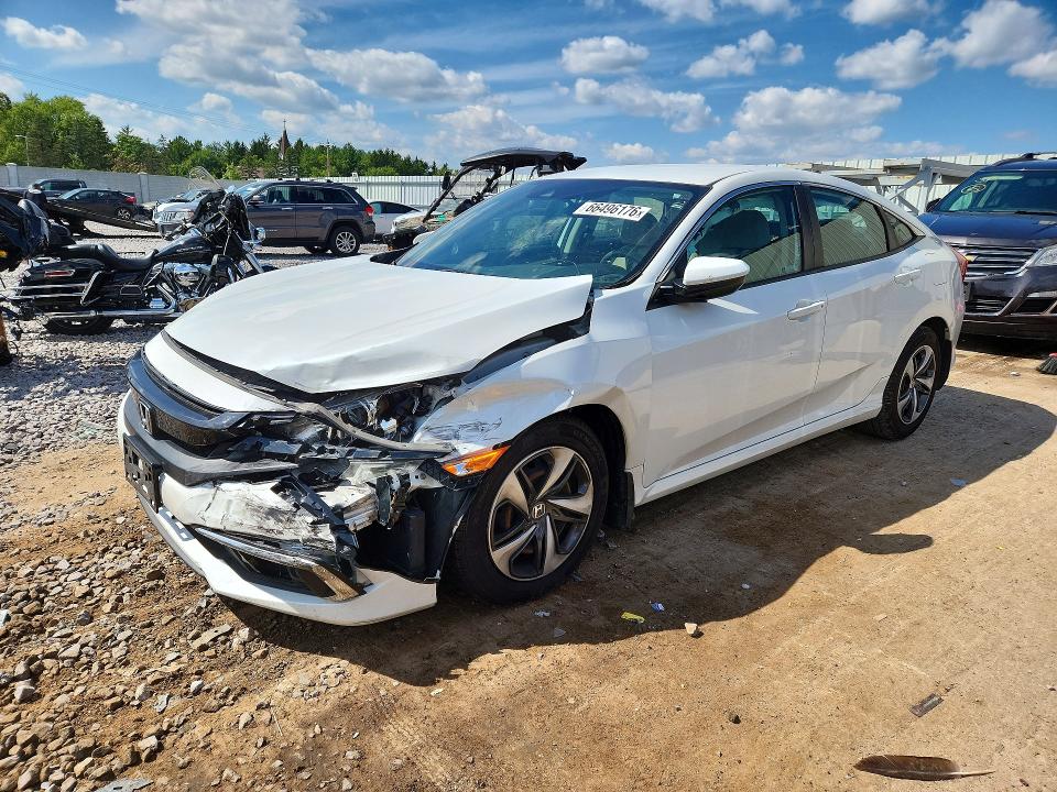 Auction sale of the 2019 Honda Civic, vin: 19XFC2F61KE012712, lot number: 66496176