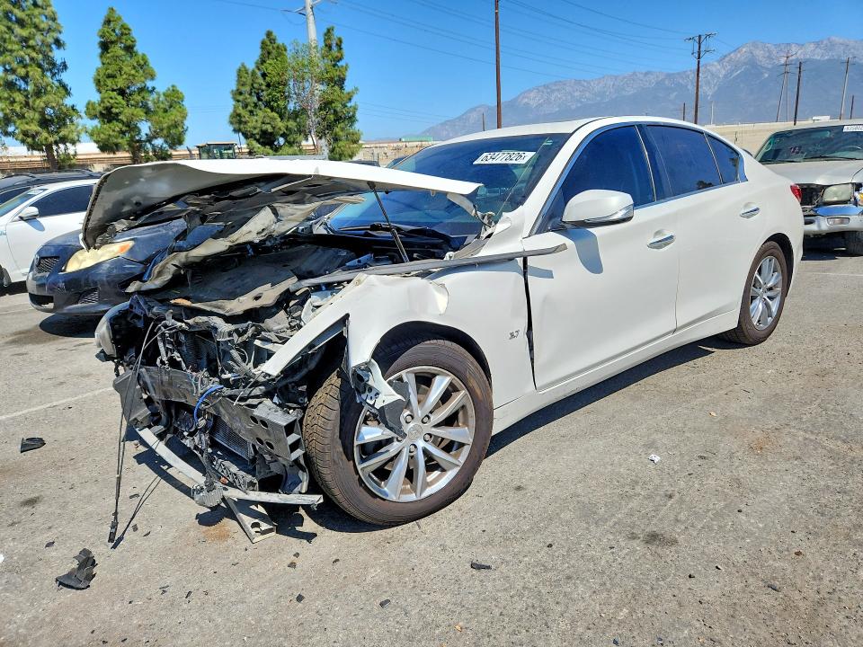 63477826 :رقم المزاد ، JN1BV7AP5FM338514 vin ، 2015 Infiniti Q50 مزاد بيع