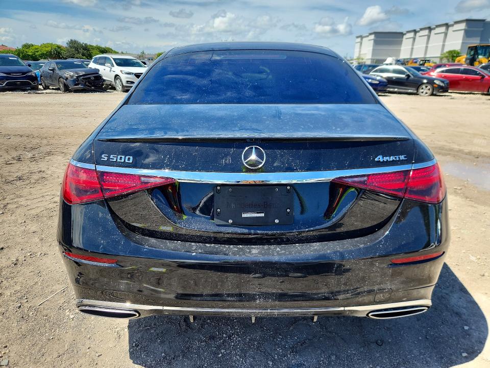 2022 Mercedes-benz S მანქანა იყიდება აუქციონზე, vin: W1K6G6DB0NA100191, აუქციონის ნომერი: 63906216