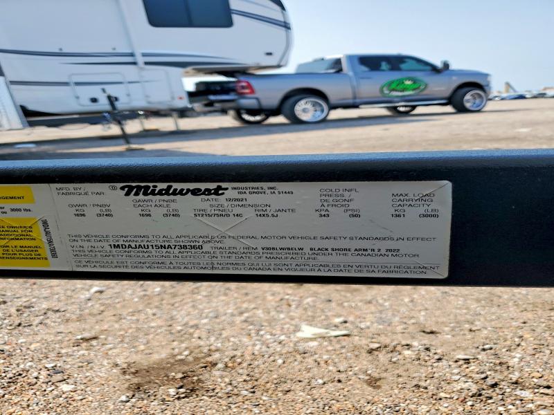 64226096 :رقم المزاد ، 1MDAJAU15NA738360 vin ، 2022 Crestliner Unknown مزاد بيع