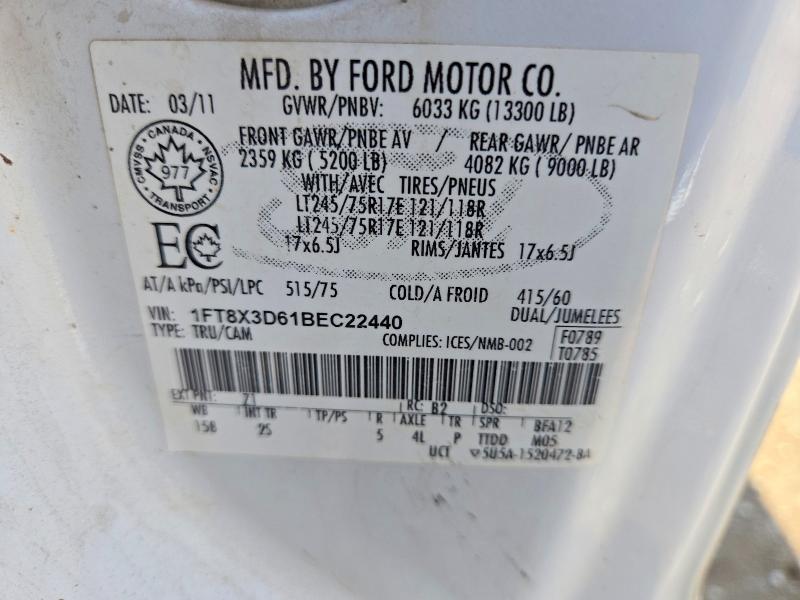 Aukcja sprzedaży 2011 Ford F350, vin: 1FT8X3D61BEC22440, numer aukcji: 63468546