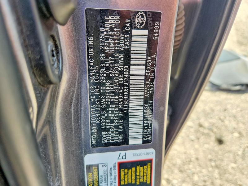 Продаж на аукціоні авто 2015 Toyota Camry Hybrid, vin: 4T1BD1FK6FU174020, номер лоту: 65438826