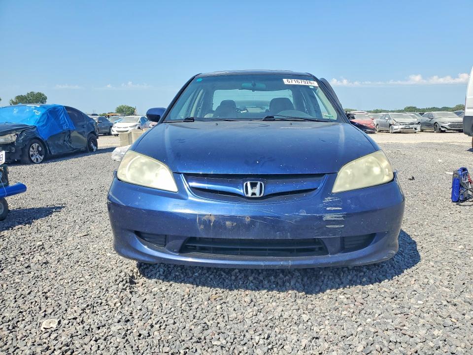 67167926 :رقم المزاد ، 2HGES26725H538414 vin ، 2005 Honda Civic مزاد بيع
