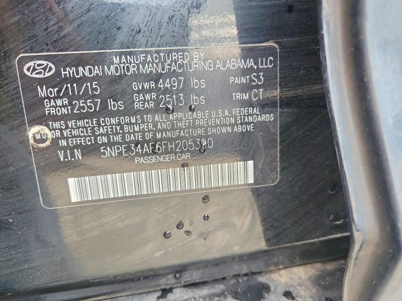 Aukcja sprzedaży 2015 Hyundai Sonata, vin: 5NPE34AF6FH205390, numer aukcji: 64482466