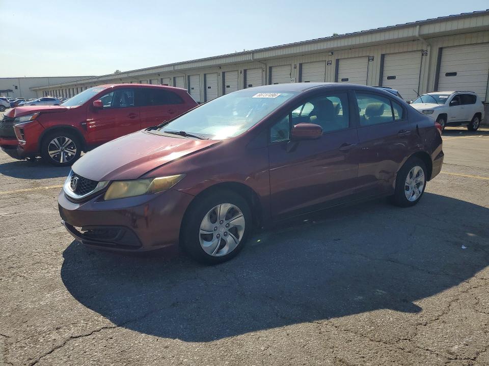 Auction sale of the 2014 Honda Civic, vin: 2HGFB2F52EH546533, lot number: 66737496