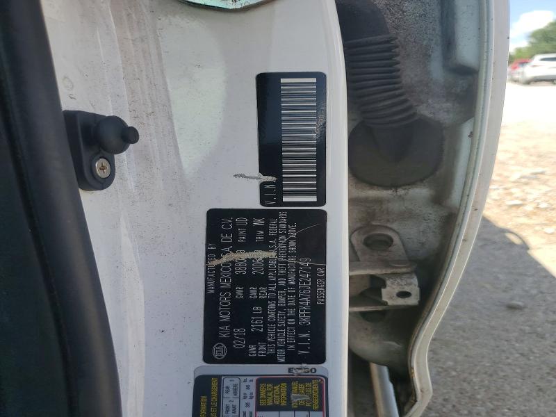 67244636 :رقم المزاد ، 3KPFK4A76JE247149 vin ، 2018 Kia Forte مزاد بيع