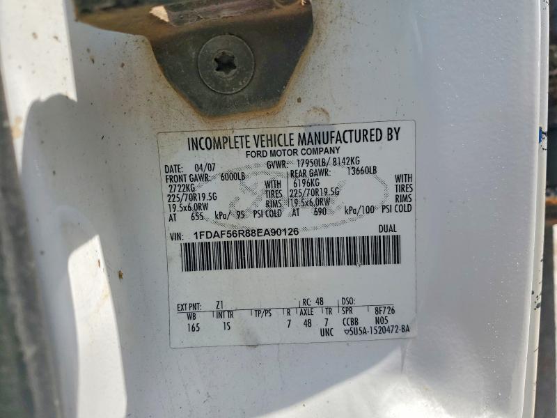 Продаж на аукціоні авто 2008 Ford F550, vin: 1FDAF56R88EA90126, номер лоту: 62948336
