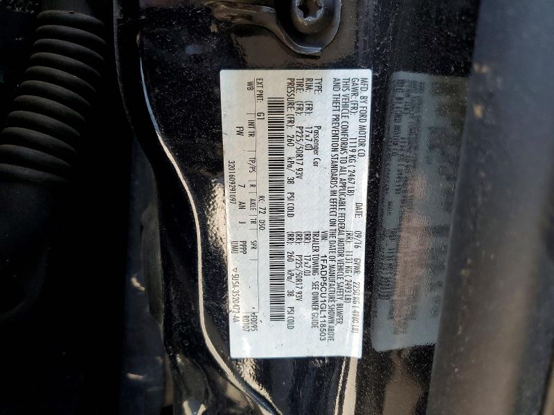 Продажа на аукционе авто 2016 Ford C-max, vin: 1FADP5CU1GL118503, номер лота: 65221566