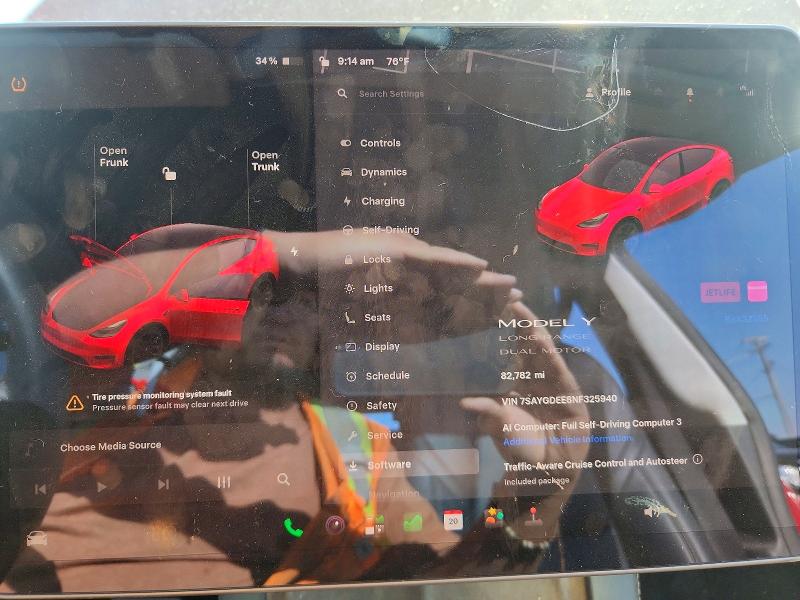 Продаж на аукціоні авто 2022 Tesla Model Y, vin: 7SAYGDEE8NF325940, номер лоту: 65267066