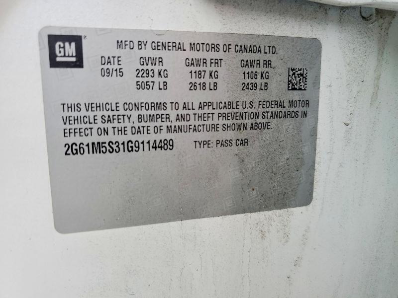 Продаж на аукціоні авто 2016 Cadillac Xts, vin: 2G61M5S31G9114489, номер лоту: 64691486