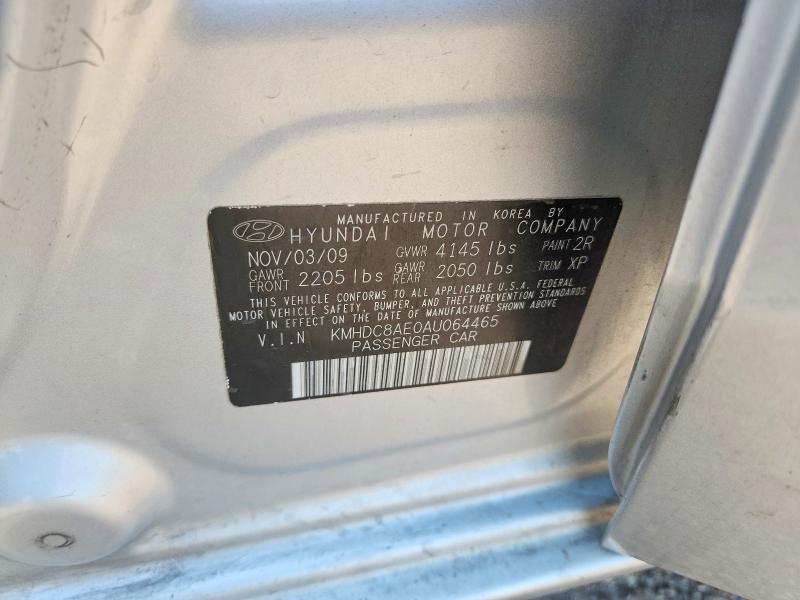 63991946 :رقم المزاد ، KMHDC8AE0AU064465 vin ، 2010 Hyundai Elantra Touring مزاد بيع
