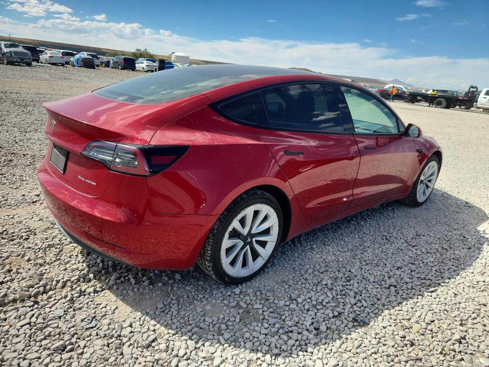 Продаж на аукціоні авто 2022 Tesla Model 3, vin: 5YJ3E1EB0NF287749, номер лоту: 65686486