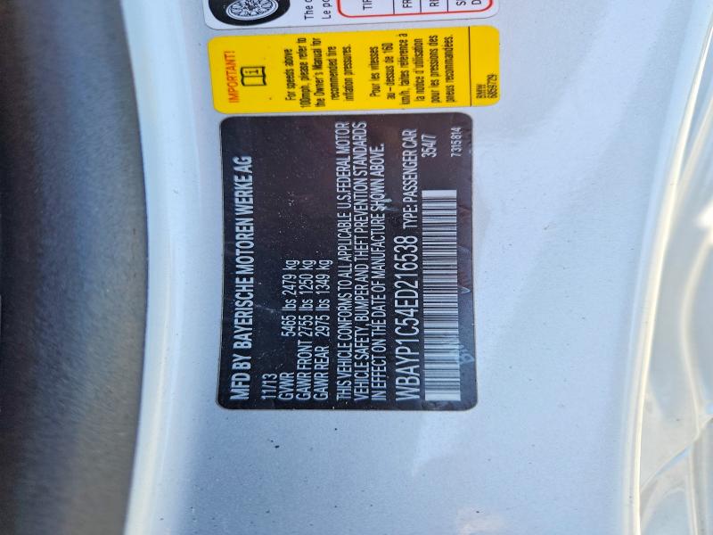 Aukcja sprzedaży 2014 Bmw 650, vin: WBAYP1C54ED216538, numer aukcji: 66223106