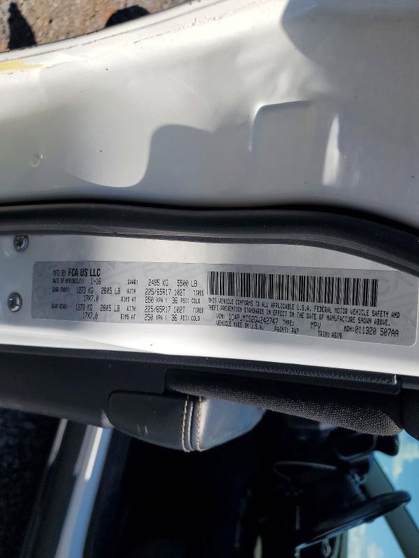 Продажа на аукционе авто 2016 Jeep Cherokee, vin: 1C4PJMCS2GW242747, номер лота: 65690996