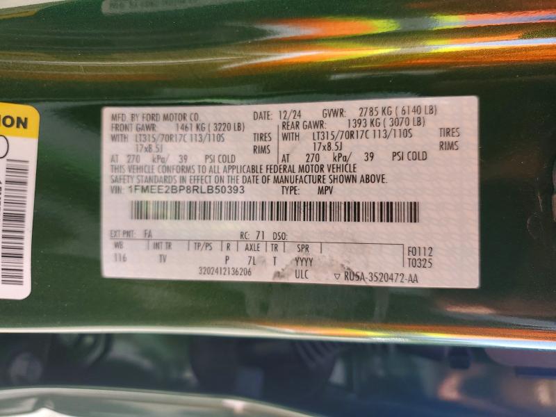 Продажа на аукционе авто 2024 Ford Bronco, vin: 1FMEE2BP8RLB50393, номер лота: 63512016