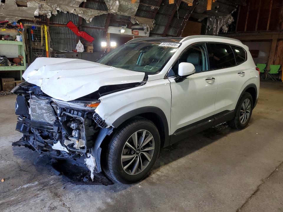 2020 Hyundai Santa Fe მანქანა იყიდება აუქციონზე, vin: 5NMS5CAD5LH224933, აუქციონის ნომერი: 64108486