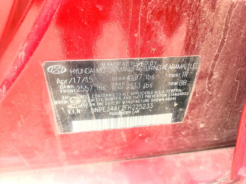 Продажа на аукционе авто 2015 Hyundai Sonata, vin: 5NPE34AF2FH225233, номер лота: 64609396