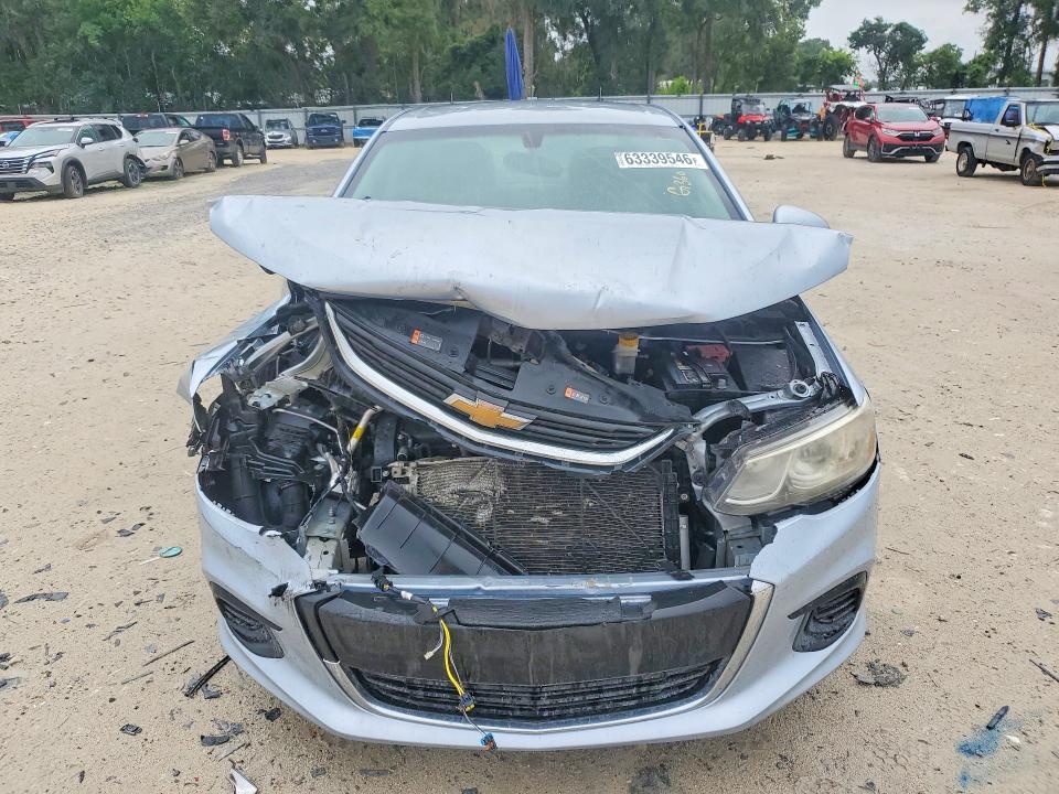 2017 Chevrolet Sonic მანქანა იყიდება აუქციონზე, vin: 1G1JB5SH4H4113106, აუქციონის ნომერი: 63339546