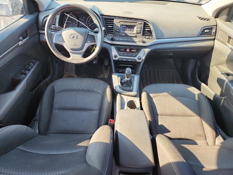 62263276 :رقم المزاد ، 5NPD74LF6HH077345 vin ، 2017 Hyundai Elantra مزاد بيع