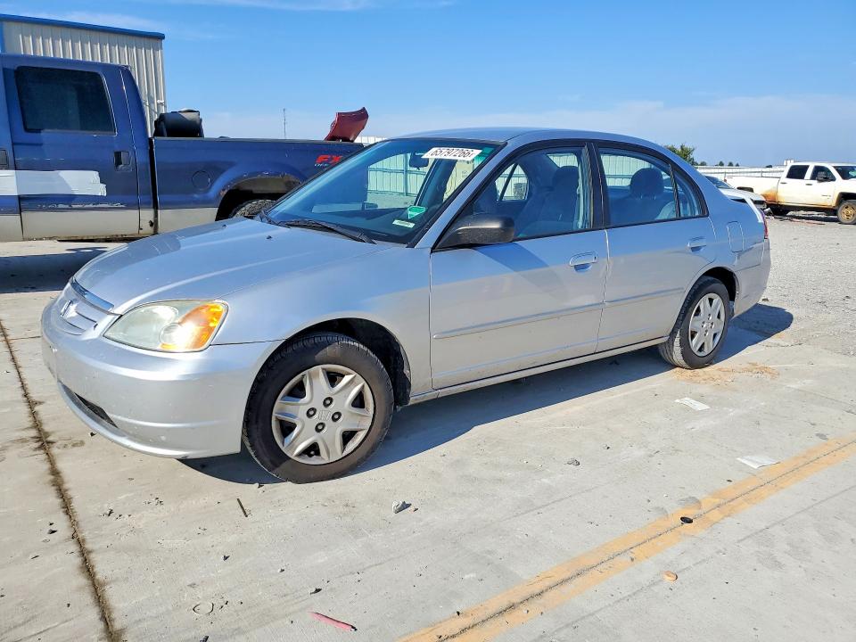2003 Honda Civic მანქანა იყიდება აუქციონზე, vin: 2HGES16593H559024, აუქციონის ნომერი: 65797266