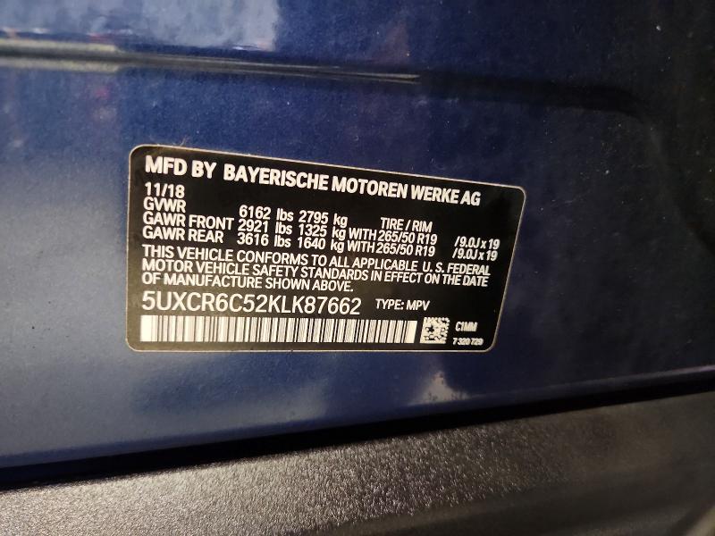 Продажа на аукционе авто 2019 Bmw X5, vin: 5UXCR6C52KLK87662, номер лота: 64361696