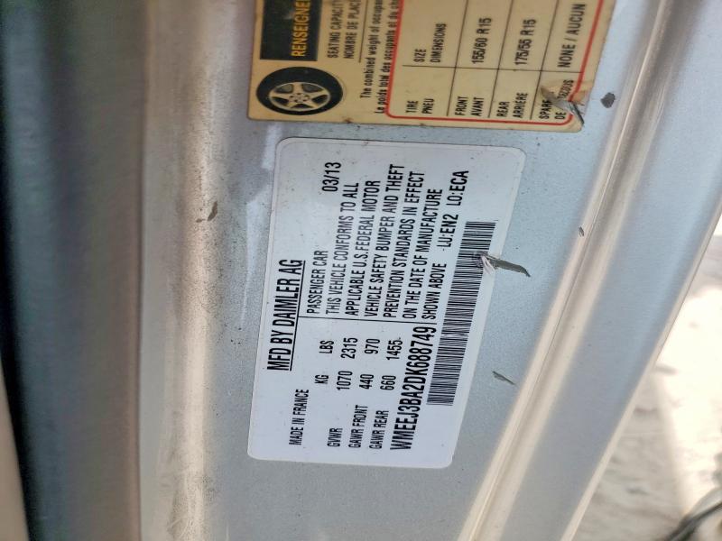 Продажа на аукционе авто 2013 Smart Fortwo, vin: WMEEJ3BA2DK688749, номер лота: 64500916