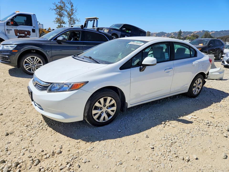 63639666 :رقم المزاد ، 2HGFB2F56CH598342 vin ، 2012 Honda Civic مزاد بيع