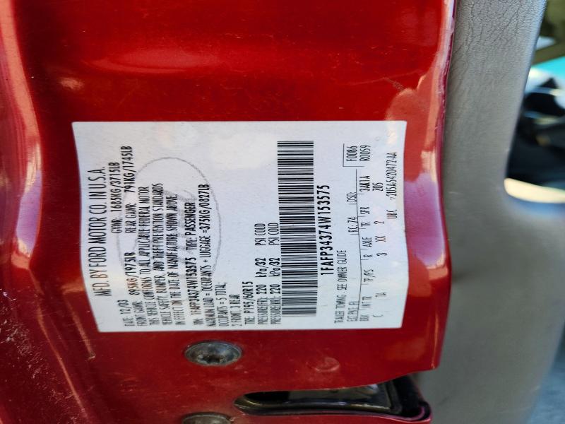 63444686 :رقم المزاد ، 1FAFP34374W153575 vin ، 2004 Ford Focus مزاد بيع