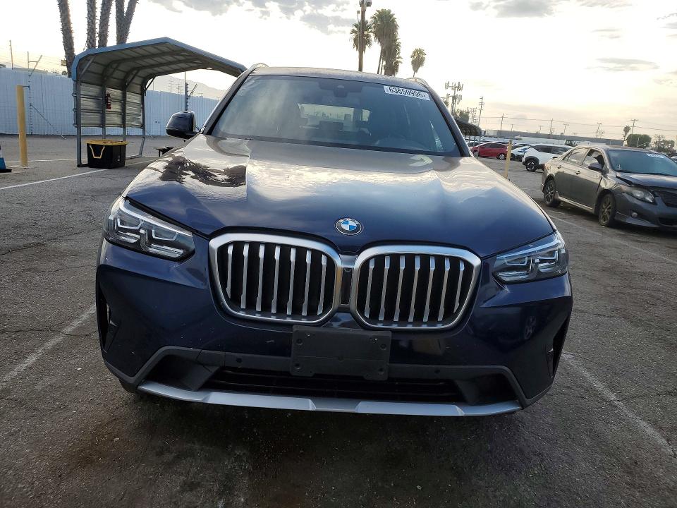 2022 Bmw X3 მანქანა იყიდება აუქციონზე, vin: 5UX43DP03N9K62716, აუქციონის ნომერი: 63650996