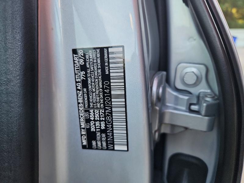 64224436 :رقم المزاد ، W1N4N4GB7MJ201470 vin ، 2021 Mercedes-benz Gla مزاد بيع