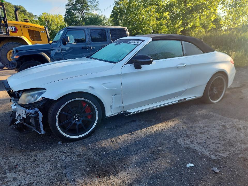 63934336 :رقم المزاد ، WDDWK8HB9HF461284 vin ، 2017 Mercedes-benz C مزاد بيع
