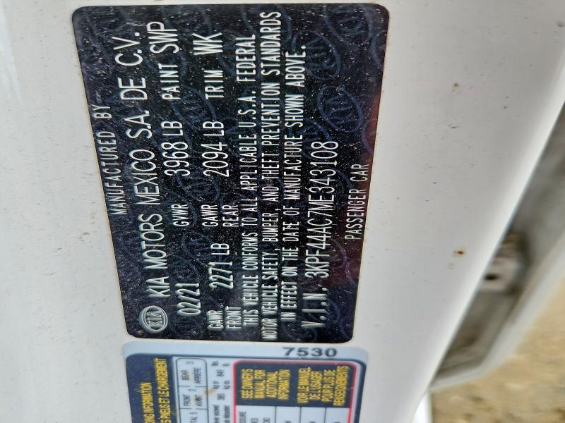 Aukcja sprzedaży 2021 Kia Forte, vin: 3KPF44AC7ME343108, numer aukcji: 65741906
