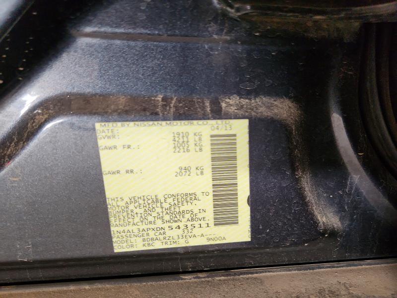 Aukcja sprzedaży 2013 Nissan Altima, vin: 1N4AL3APXDN543511, numer aukcji: 64048776