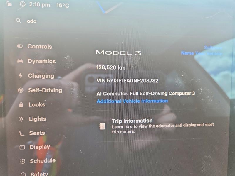 Aukcja sprzedaży 2022 Tesla Model 3, vin: 5YJ3E1EA0NF208782, numer aukcji: 63734026