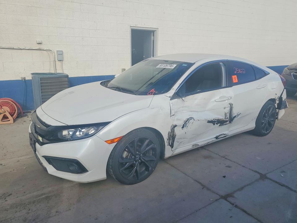 66109796 :رقم المزاد ، 19XFC2F87KE005071 vin ، 2019 Honda Civic مزاد بيع