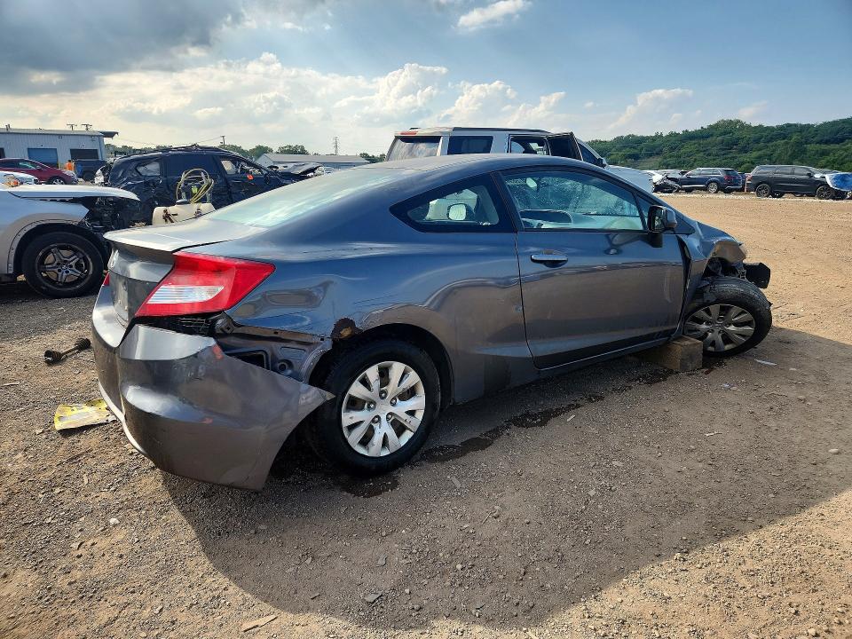 Продаж на аукціоні авто 2012 Honda Civic, vin: 2HGFG3B53CH559916, номер лоту: 66945056