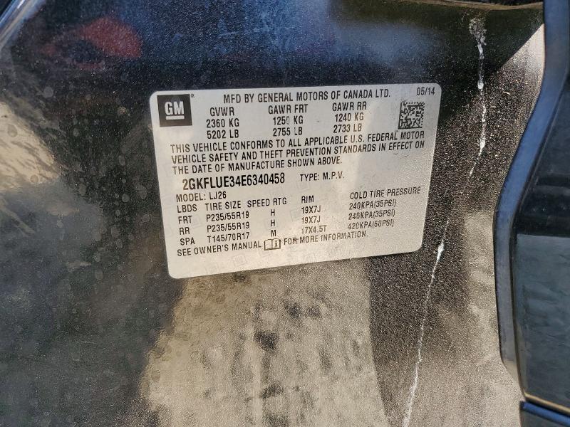 2014 Gmc Terrain მანქანა იყიდება აუქციონზე, vin: 2GKFLUE34E6340458, აუქციონის ნომერი: 65958856