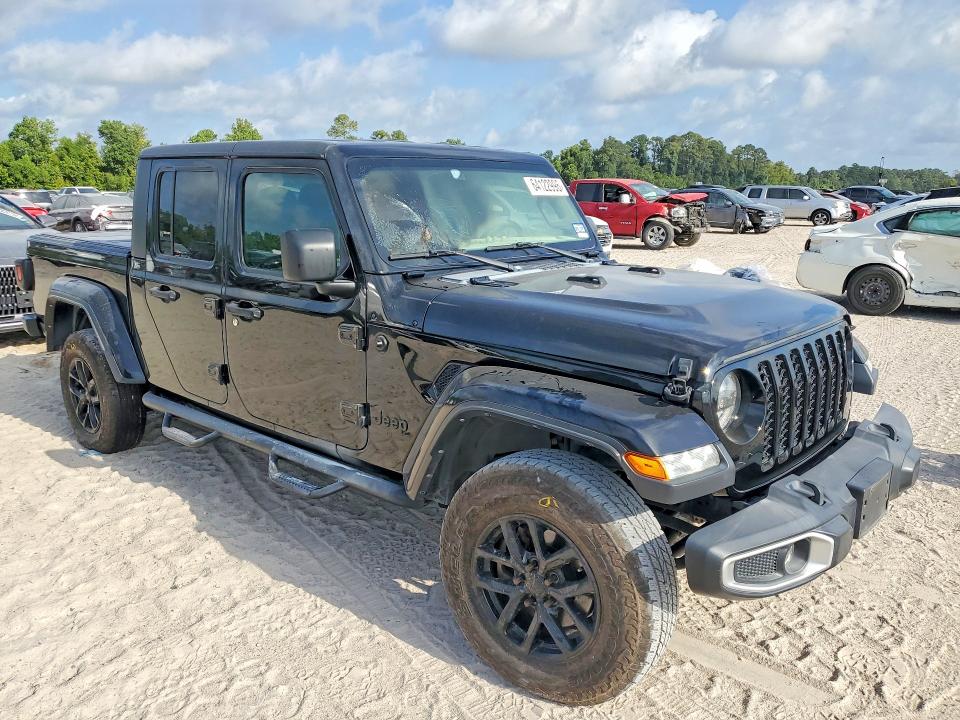 64122996 :رقم المزاد ، 1C6JJTAG7ML612271 vin ، 2021 Jeep Gladiator مزاد بيع