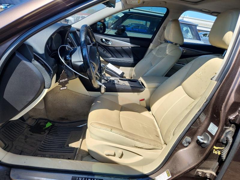 63389686 :رقم المزاد ، JN1BV7AR9EM683979 vin ، 2014 Infiniti Q50 مزاد بيع