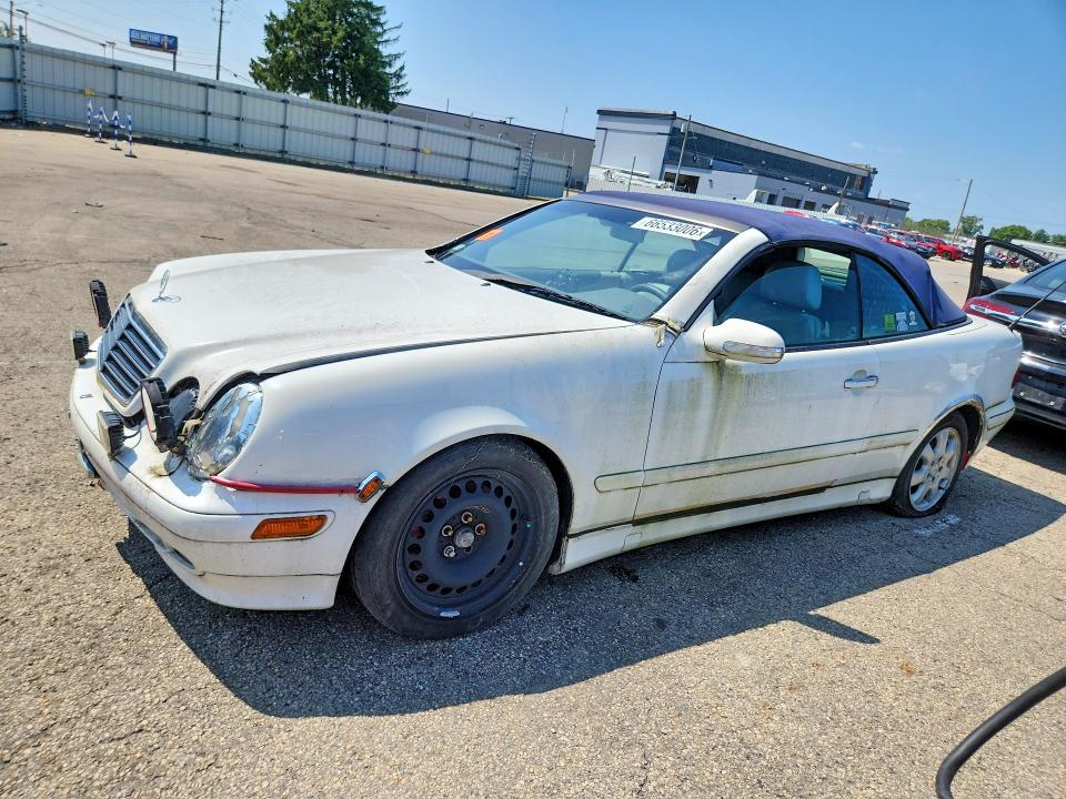2003 Mercedes-benz Clk მანქანა იყიდება აუქციონზე, vin: WDBLK65G23T141332, აუქციონის ნომერი: 66533006