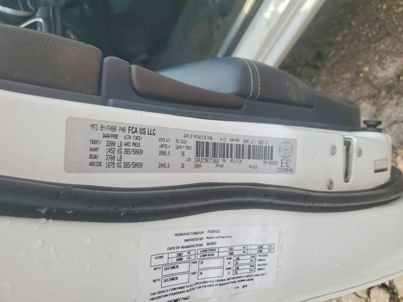 Auction sale of the 2015 Jeep Grand Cherokee, vin: 1C4RJFCM0FC716622, lot number: 64786976