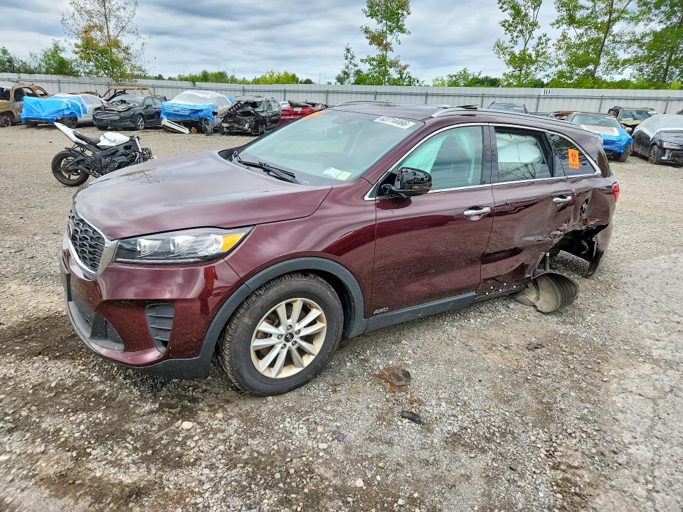 2019 Kia Sorento მანქანა იყიდება აუქციონზე, vin: 5XYPGDA3XKG560020, აუქციონის ნომერი: 63714466