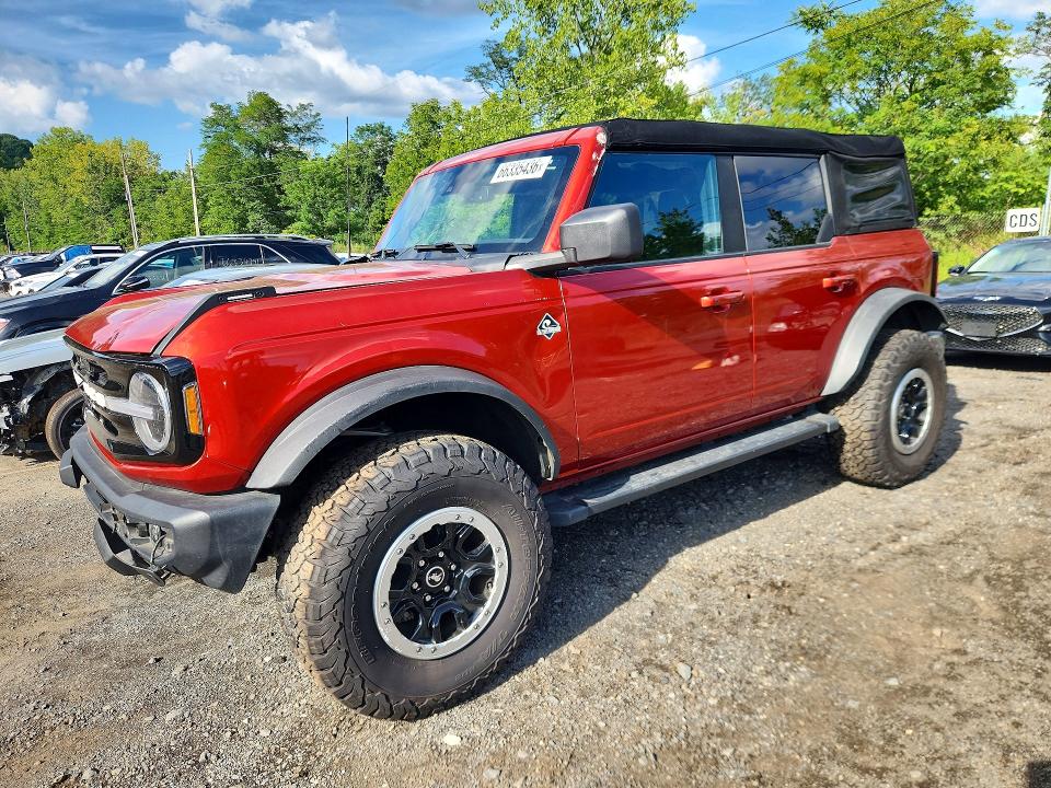 2023 Ford Bronco მანქანა იყიდება აუქციონზე, vin: 1FMEE5DP7PLB20684, აუქციონის ნომერი: 66335436