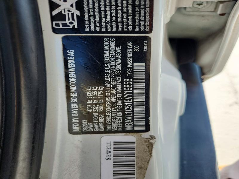 63351036 :رقم المزاد ، WBAVL1C51EVY19858 vin ، 2014 Bmw X1 مزاد بيع