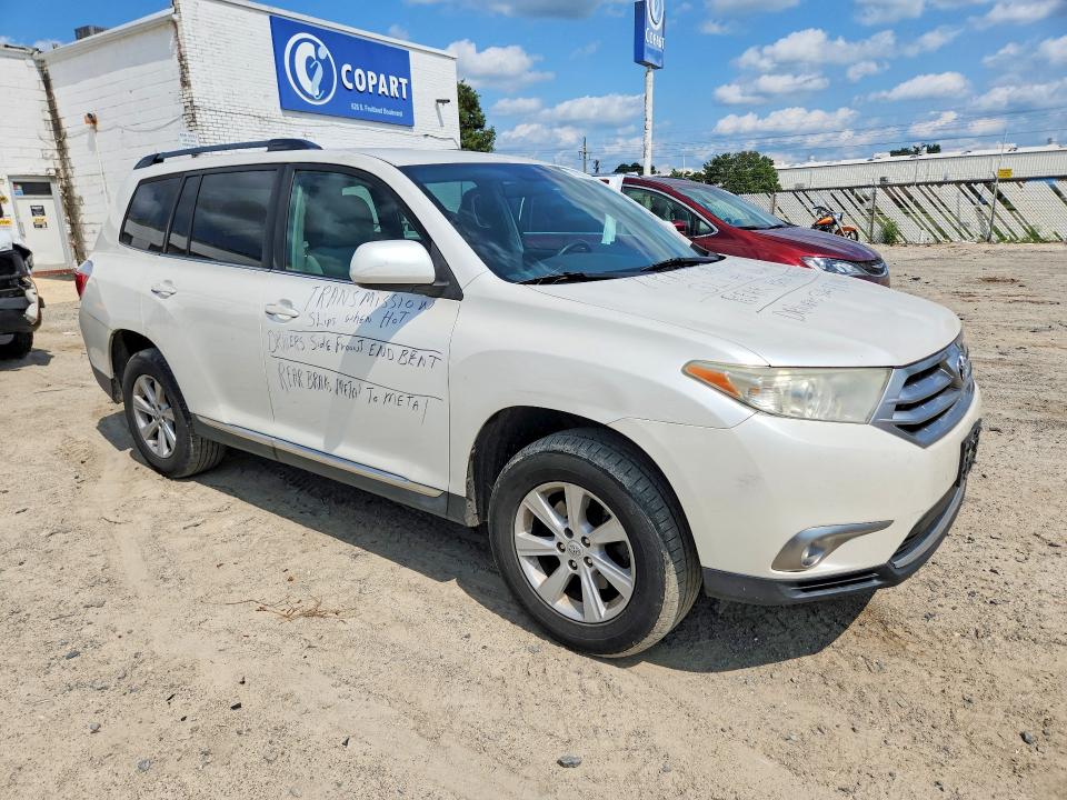 Aukcja sprzedaży 2013 Toyota Highlander, vin: 5TDBK3EH4DS193677, numer aukcji: 63166016