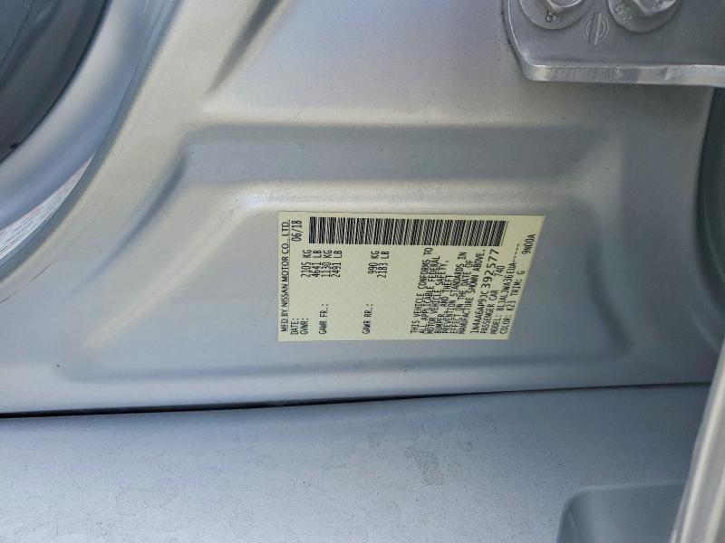 Продаж на аукціоні авто 2018 Nissan Maxima, vin: 1N4AA6AP9JC392577, номер лоту: 64996376