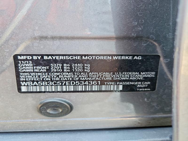 Продаж на аукціоні авто 2014 Bmw 535, vin: WBA5B3C57ED534361, номер лоту: 63422716